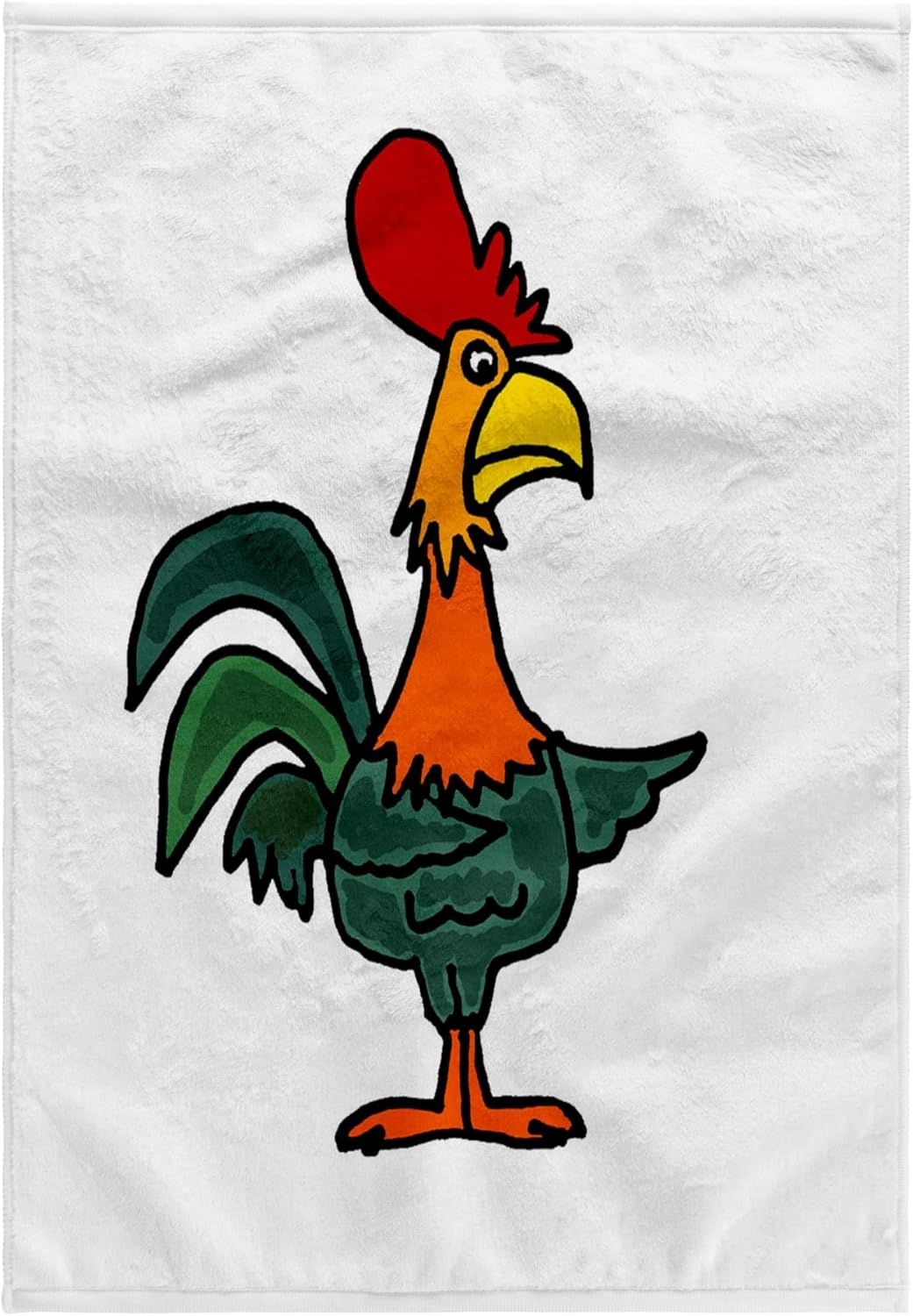 3Drose Towel, Image of Collage of Nine Trump Faces in Abstract Colors