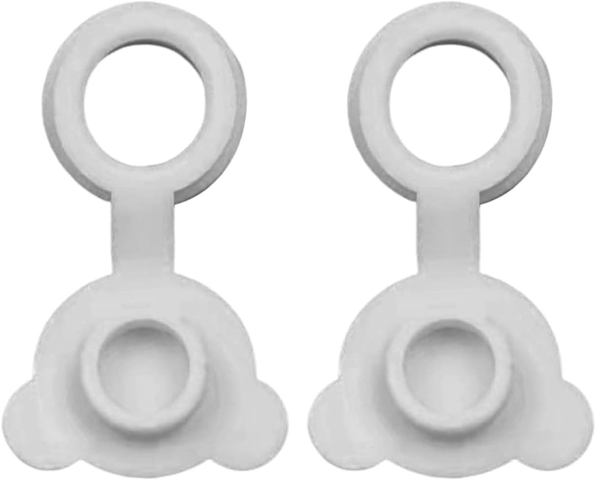 Lexziuo 2PCS Silicone Bathtub Drain Plugs - Soft Universal Bear Shaped Tub Stopper for Kids, Leakproof Bath Plug with Cute Design, Durable Water Saving Shower Sink Stopper (Blue)