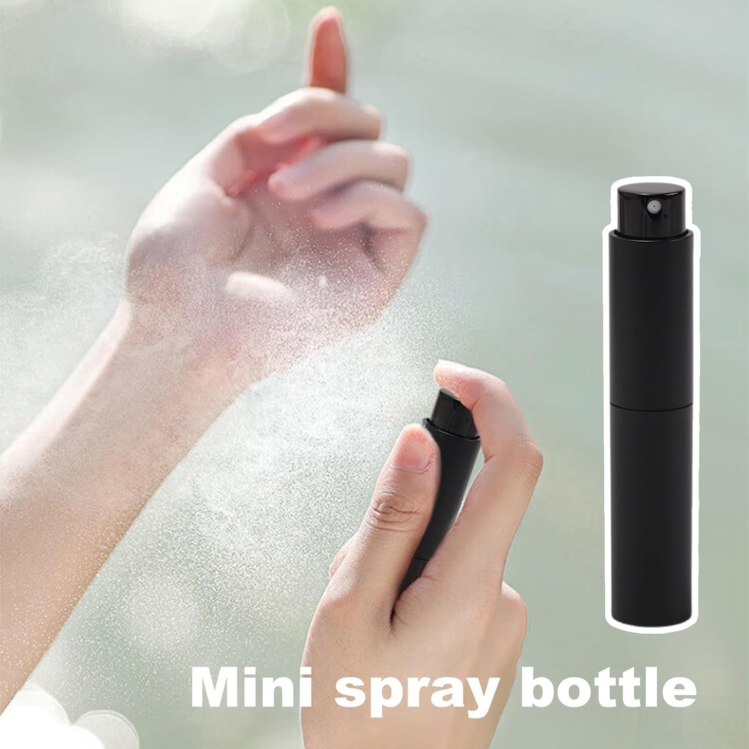 Generisch Perfume Omiser - 10 Ml Small Perfume Spray Bottle, 0.91 Inch Travel Size Refill Dispenser, ABS Empty Spray Bottles, Refillable Fragrance Empty, Strip Trigger for Men, Women image number 3