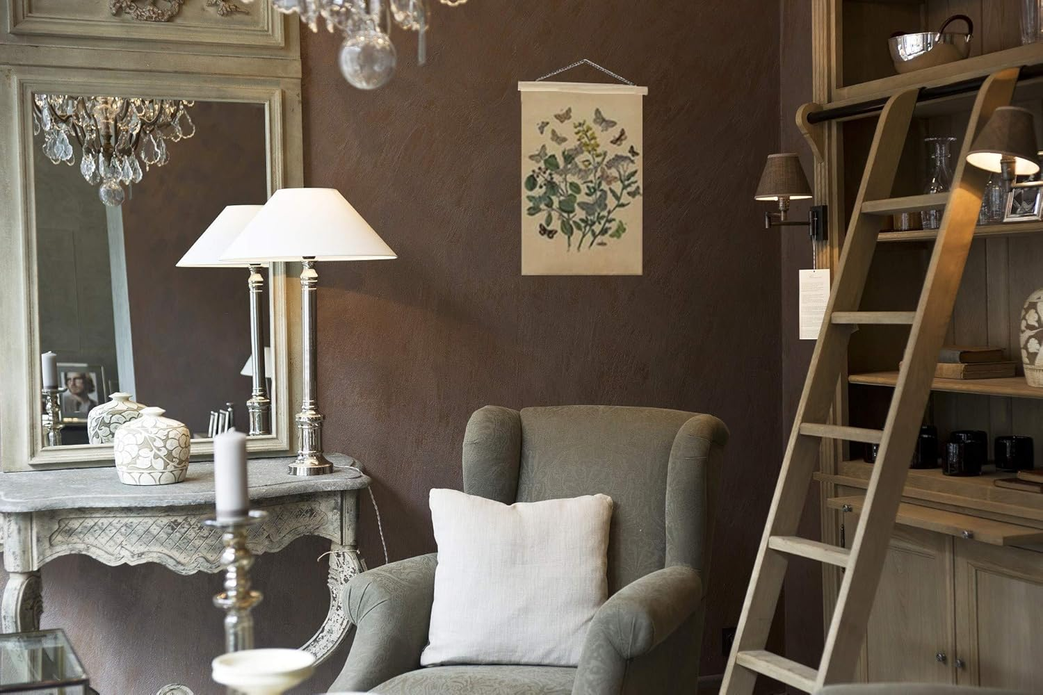 Vintage Aesthetic Botany Creature Adhesive Washi Sticker Pack | Artsy Antique Plants Grass Floral Butterfly Paper Decals Supplies | Retro Trendy Memorial (Natural Arts Crafts Material Pack) - Fall image number 6