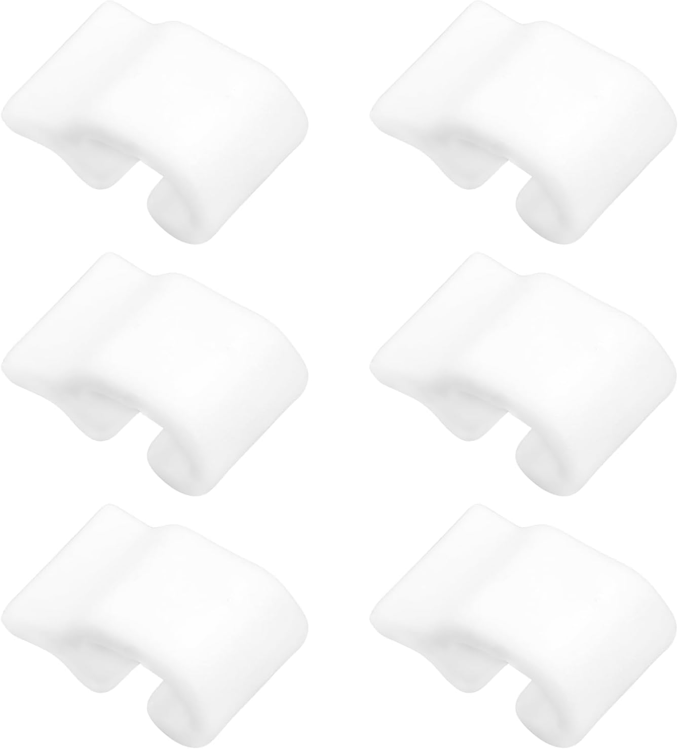 Briny River 50Pcs Wire Cage Clips Pet Cage Door Lock Detachable Connector Clamp Suitable for 4Mm Fence Net DIY Assembled Pet Cage Resin Storage Cabinet 17X11X7Mm