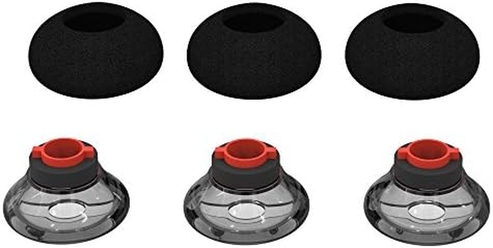 Wiki VALLEY Eartips Replacement for Plantronics Voyager 5200,Earphone Kits Earpads for Voyager 5200 Headphone [24 Month Warranty] (Three Size)