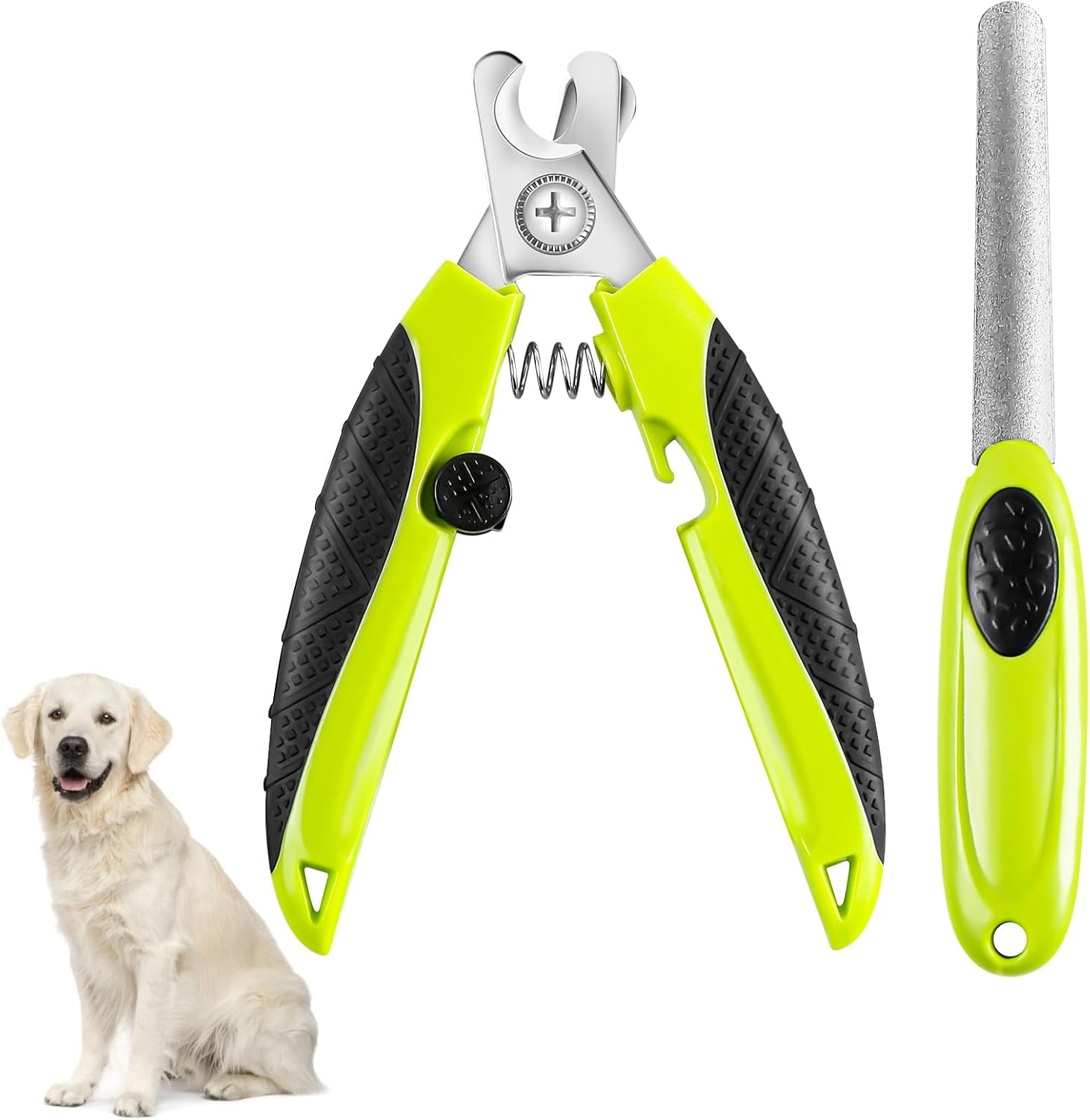 Dog Nail Clippers with Claw File, Professional Pet Nails Trimmer Grinders