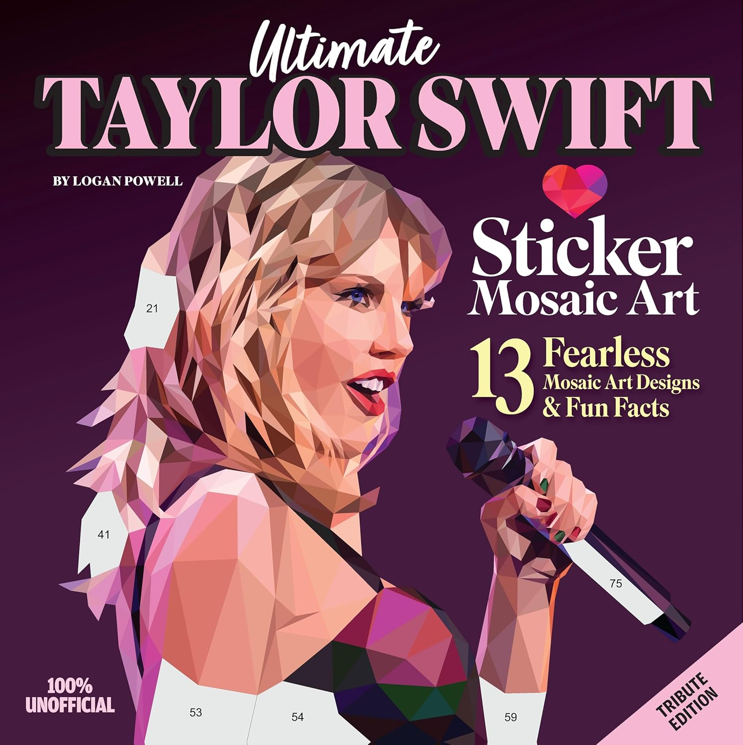 Ultimate Taylor Swift Sticker Mosaic Art: 13 Fearless Mosaic Art Designs & Fun Facts image number 1
