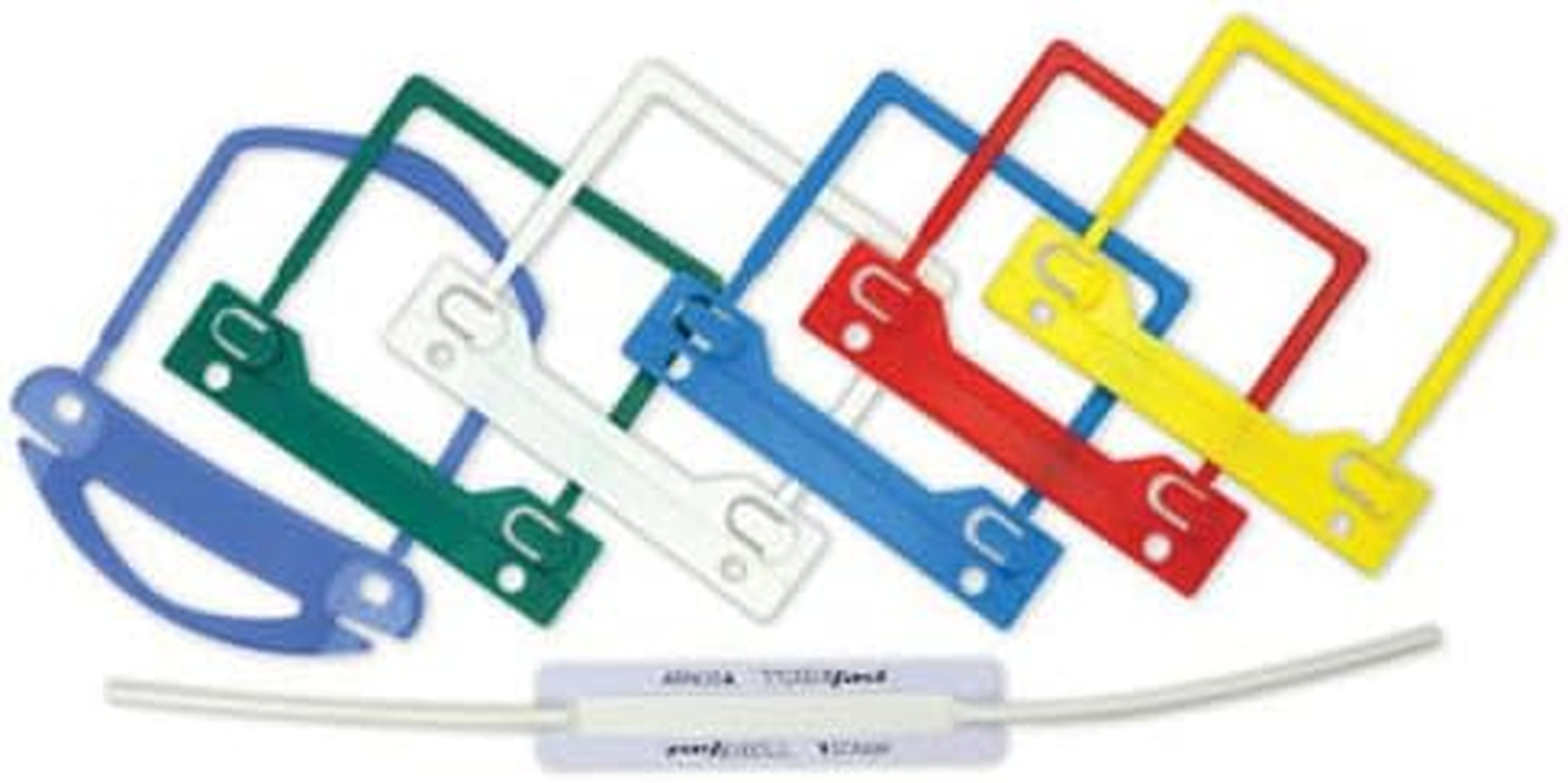 Arnos Tubefast Self-Adhesive Tube Clip Base Only, 280 Mm (Pack of 100)