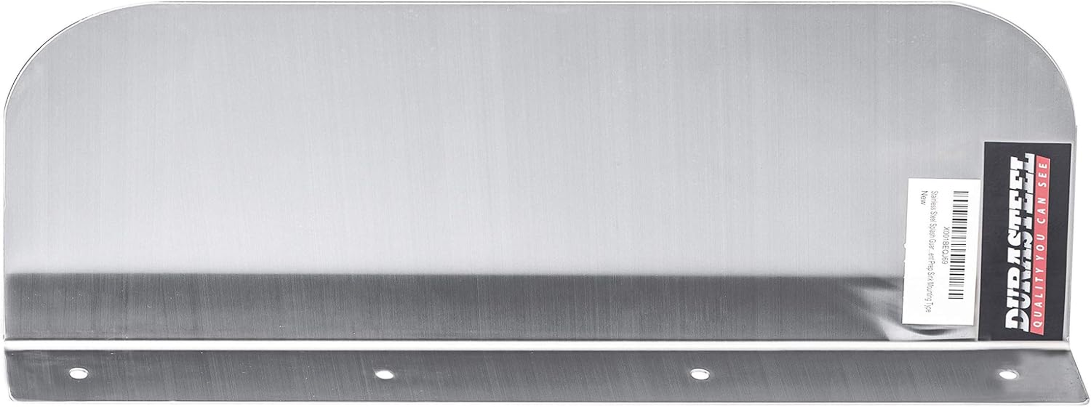 (15" X 6" Wall Mount) - Stainless Steel Splash Guard - 38Cm X 15Cm Wall Mount - for Commercial Restaurant Hand Sink and Compartment Prep Sink Mounting Type image number 6