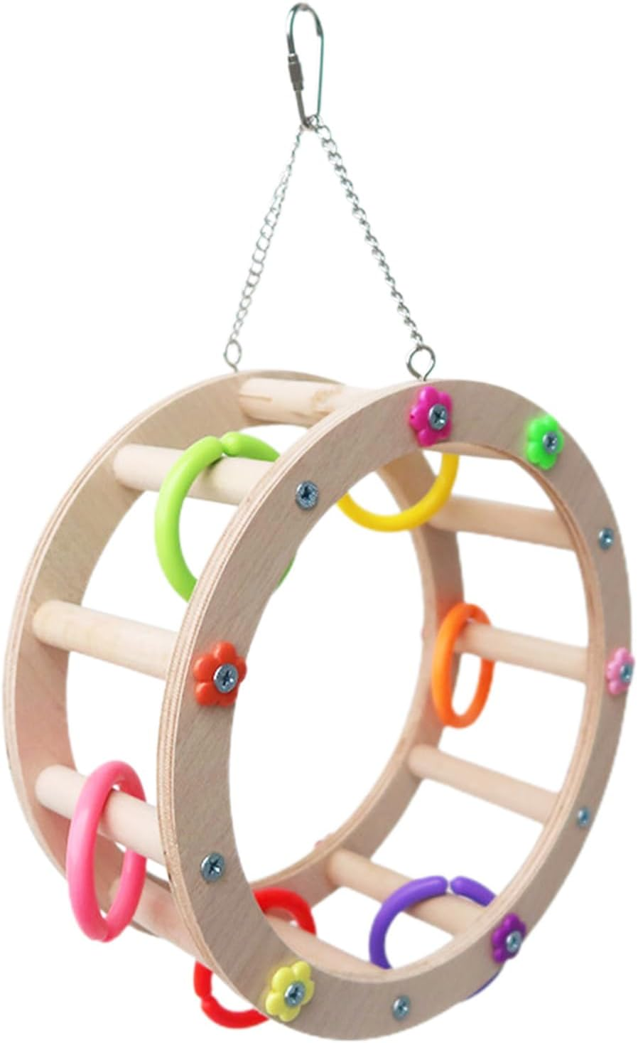 Bird Cage Toy | Bird Climbing Toys,Bird Chewing Toys Swing Toys Cage Accessories for Parrot, Sparrow, Parakeet Maijia image number 5