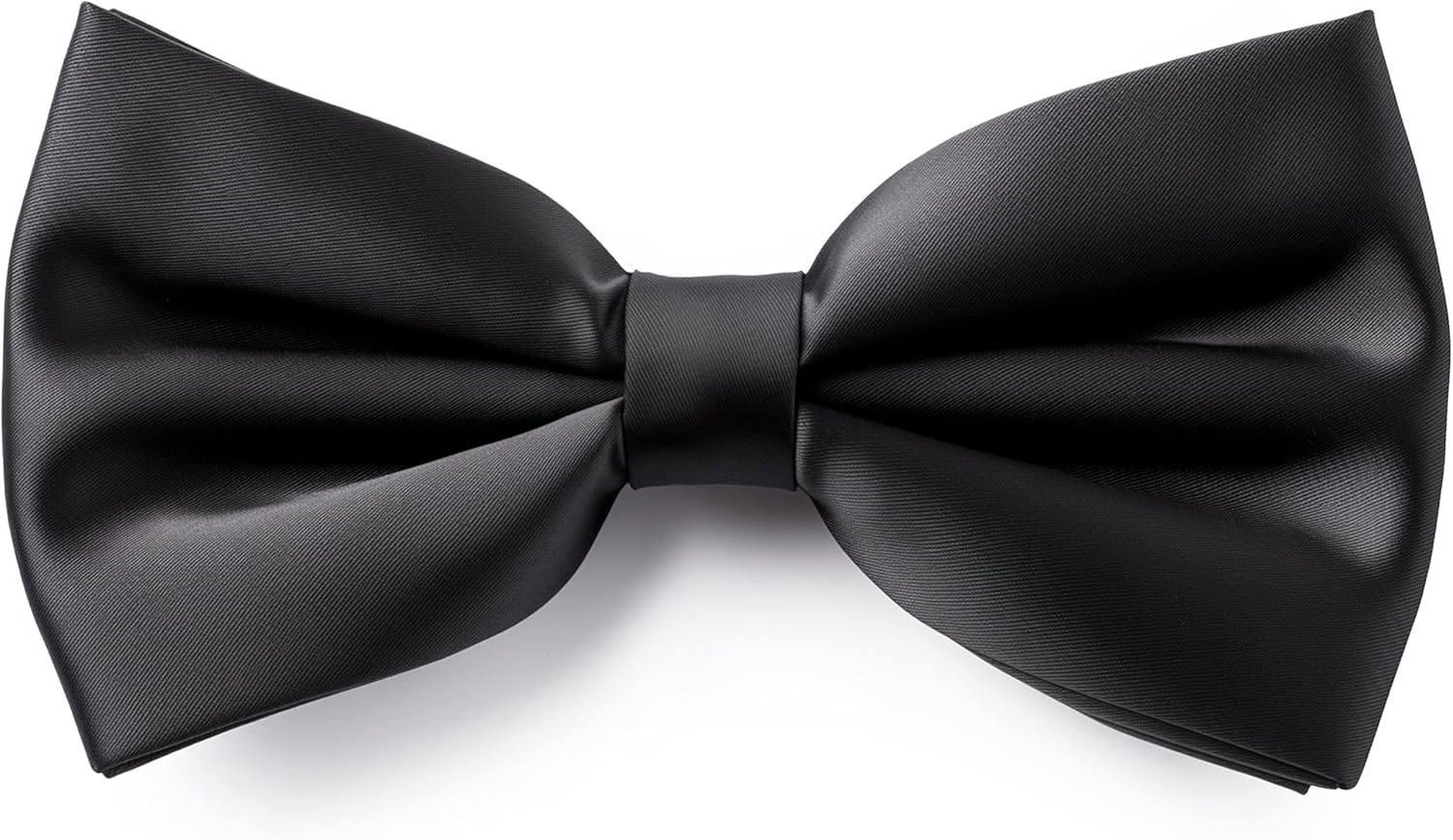 Classic Pre-Tied Bow Tie, Formal Satin Faux Silk, Men'S Tuxedo Accessory image number 2