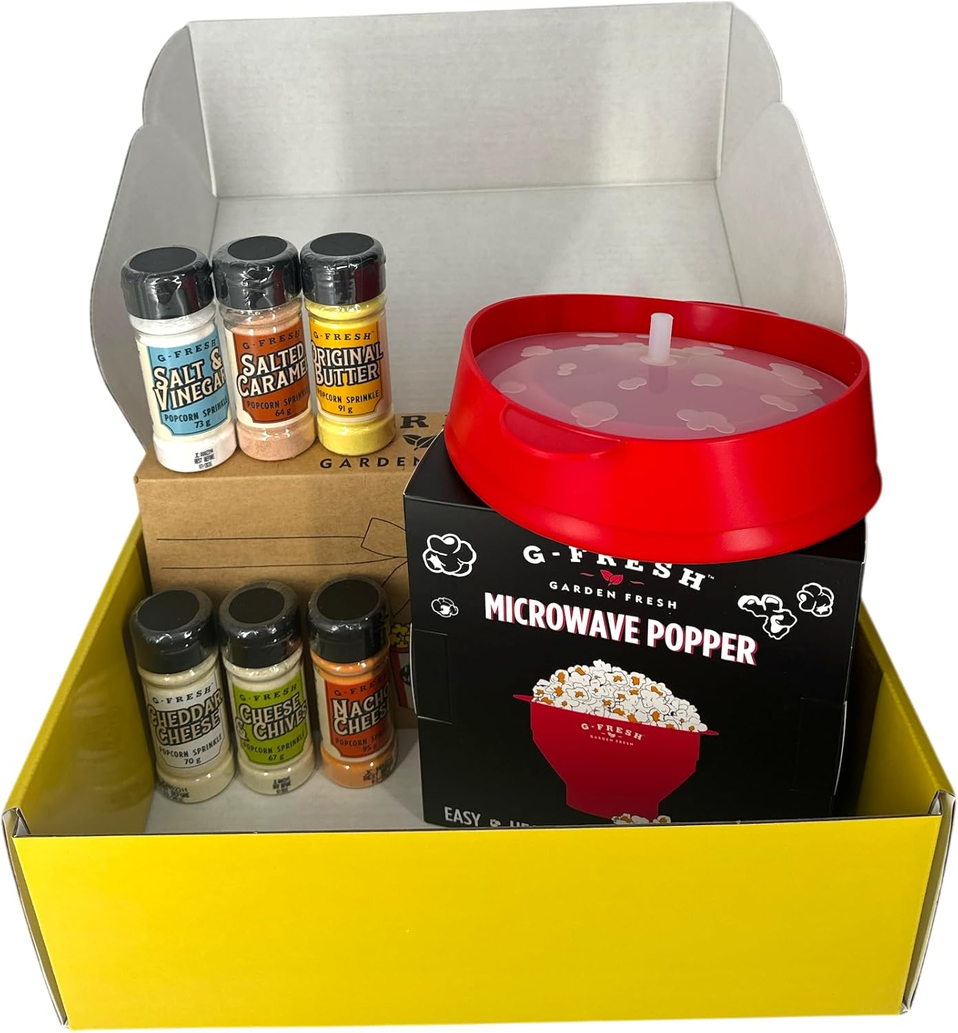 Ultimate Movie Night Value Pack Includes Microwave Popcorn Popper & G-Fresh Popcorn Sprinkle 6 Pack image number 3
