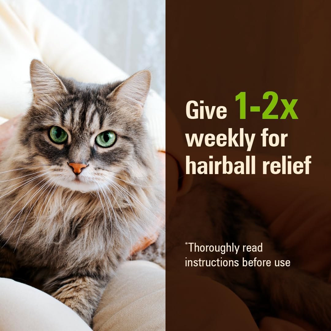 Sentry Hairball Relief for Cats,Malt Flavor,4.4 Ounces image number 2