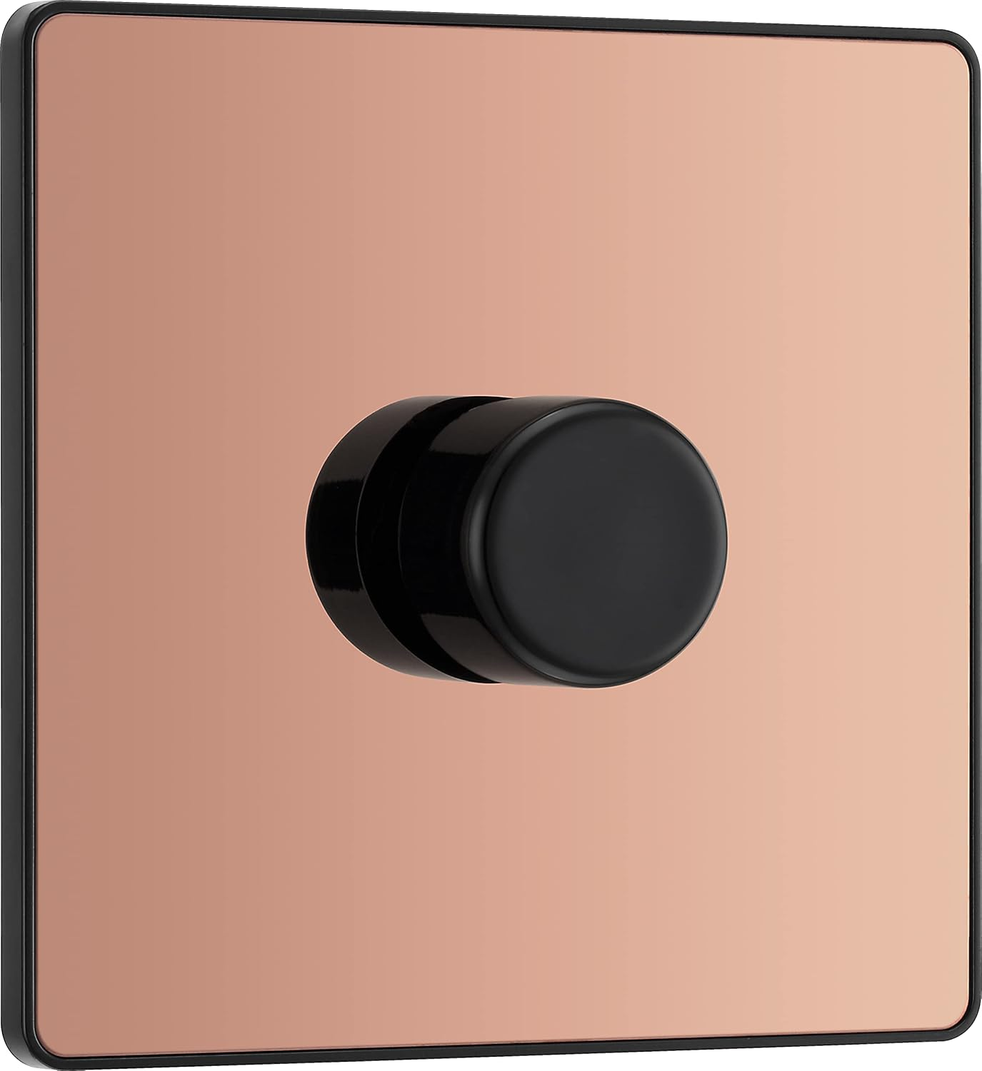 BG Electrical PCDCP81B Smart Single Wall Dimmer Switch, 2 Way, Screwless Faceplate, Evolve, Polished Copper, 200W image number 6