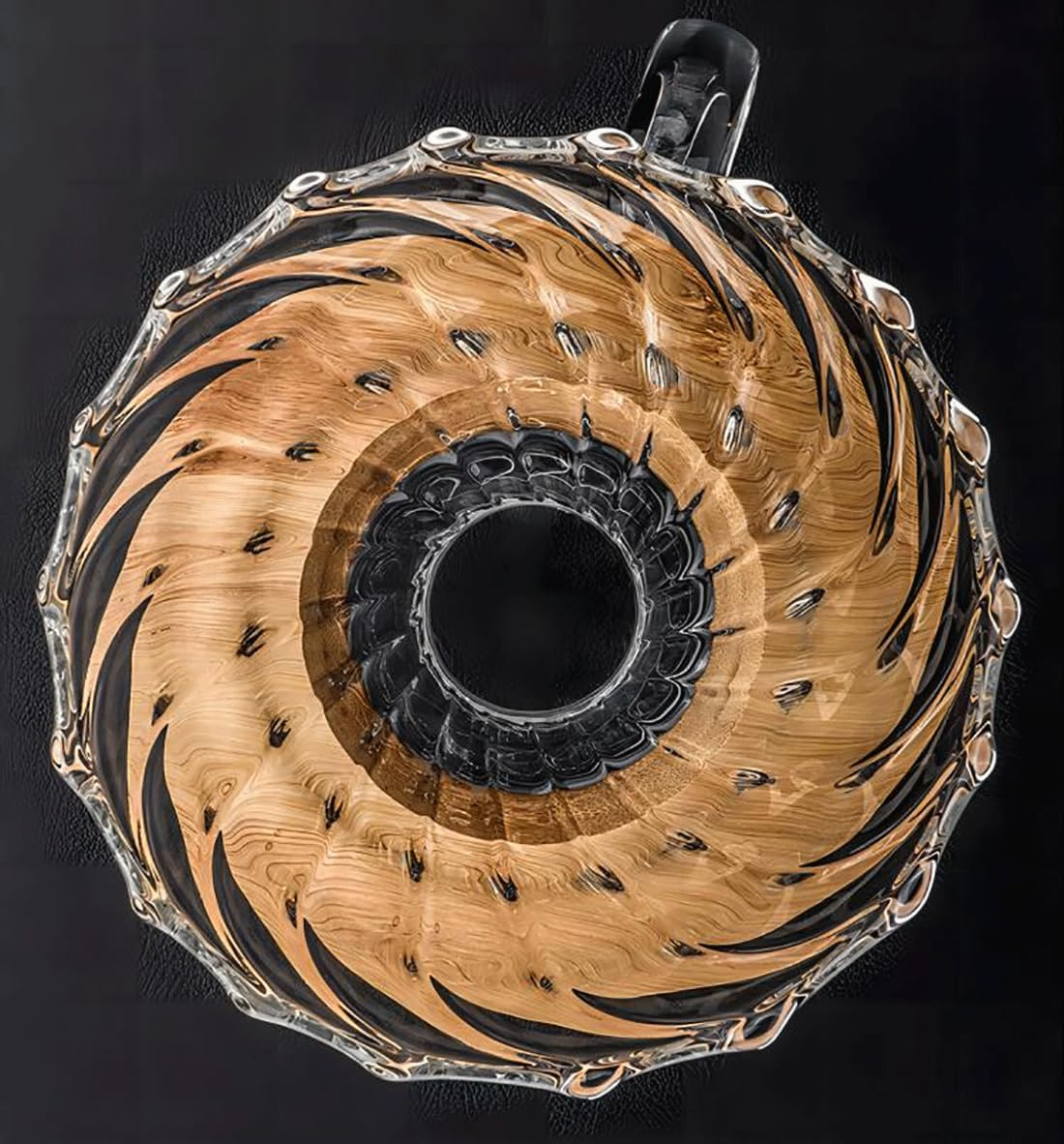 Pour over Coffee Maker - 20 OZ /600ML Coffee Server with Glass Coffee Dripper, Stylish and Elegant 2 in 1 Dripper Coffee Maker Kit Coffee Maker for Home or Office, 1-5 CUPS image number 5