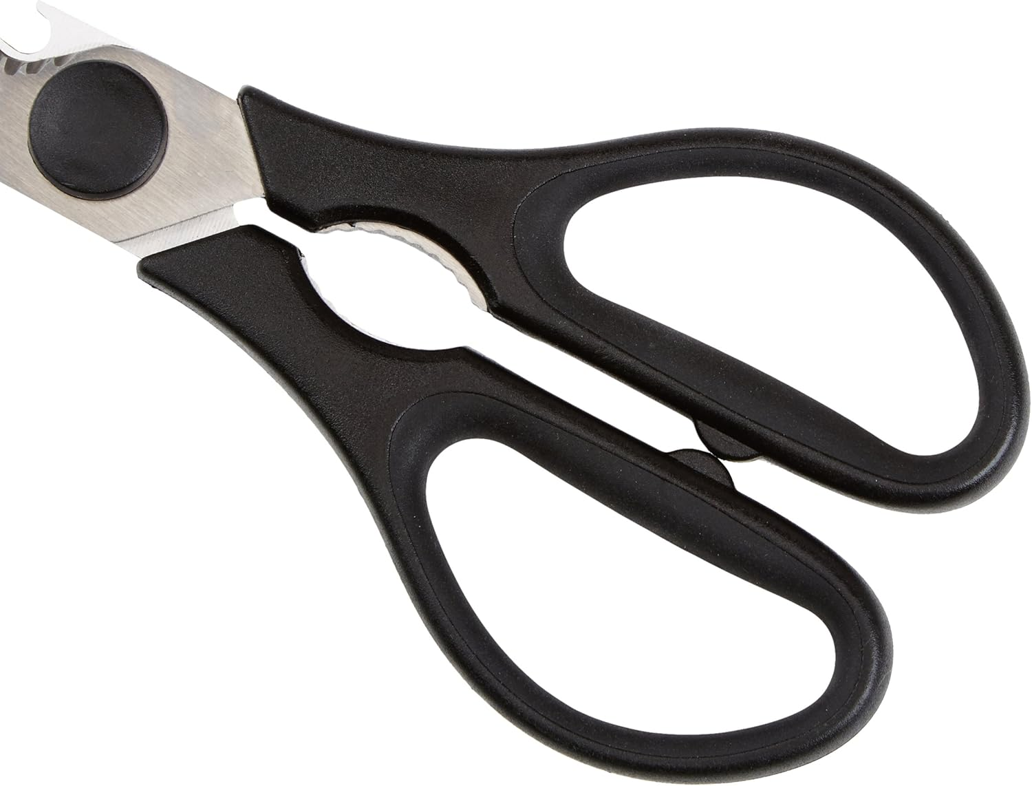 Amazon Basics Premium Multifunctional Kitchen Scissors, Black image number 6