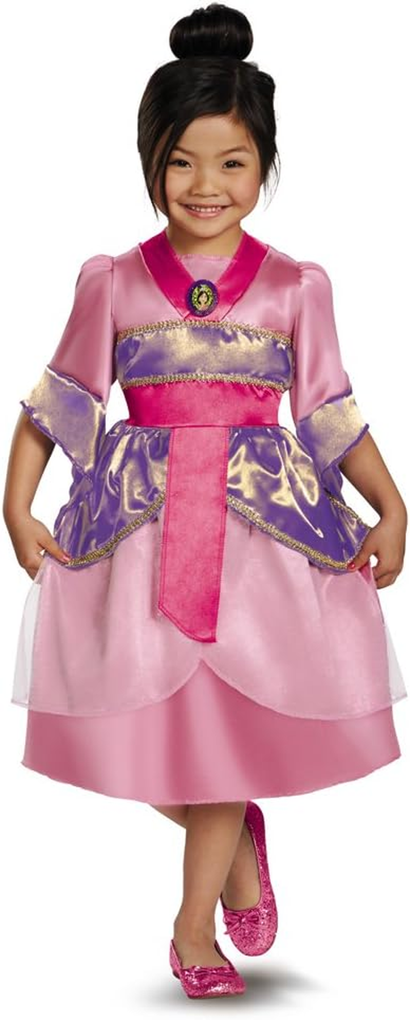Disguise Disney'S Mulan Sparkle Classic Girls Costume, 7-8