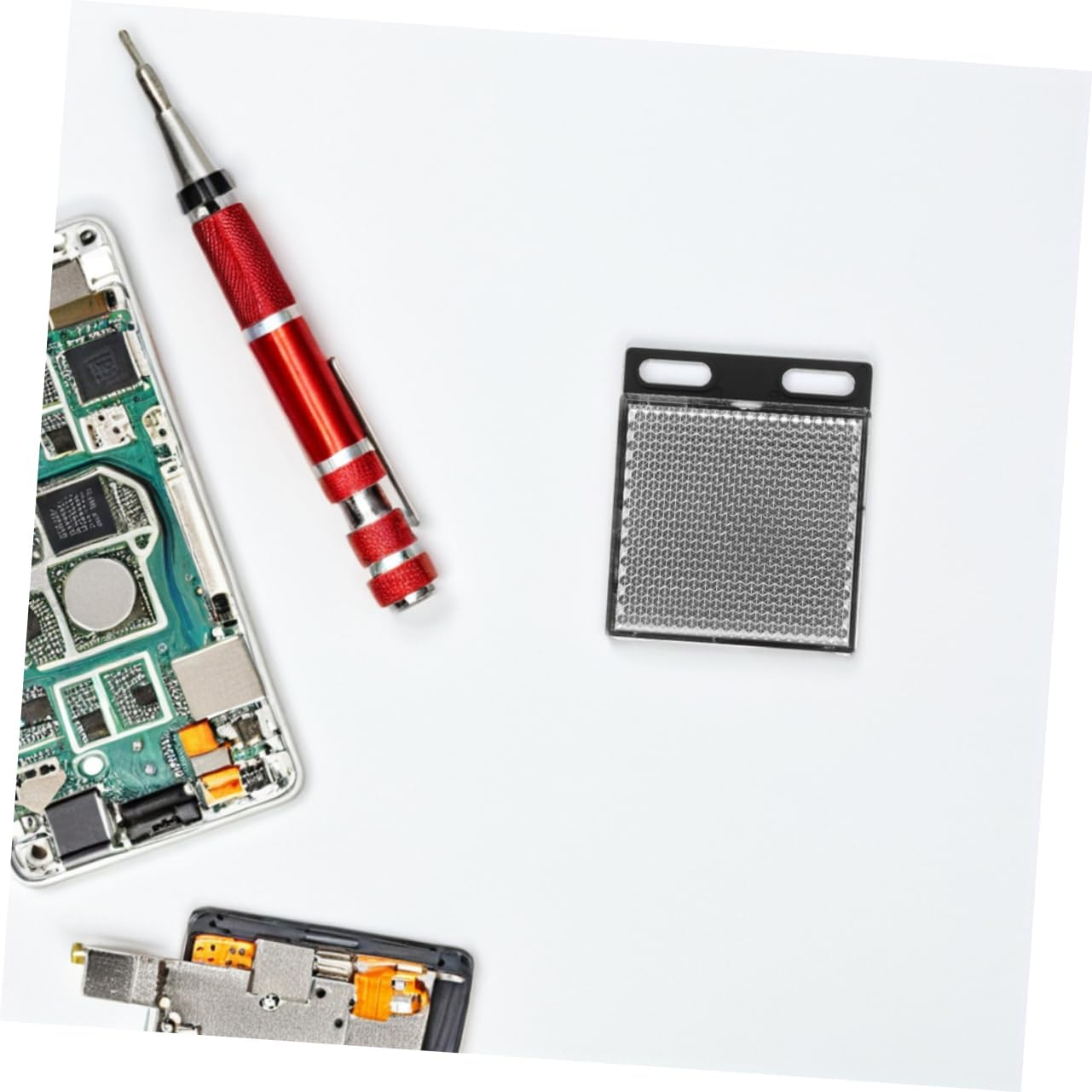 Holibanna 5Pcs Square Reflector Safety Beam Gate Opener Garage Door Protective Reflector Hood for Rain Snow Construction Sites Vehicle image number 4