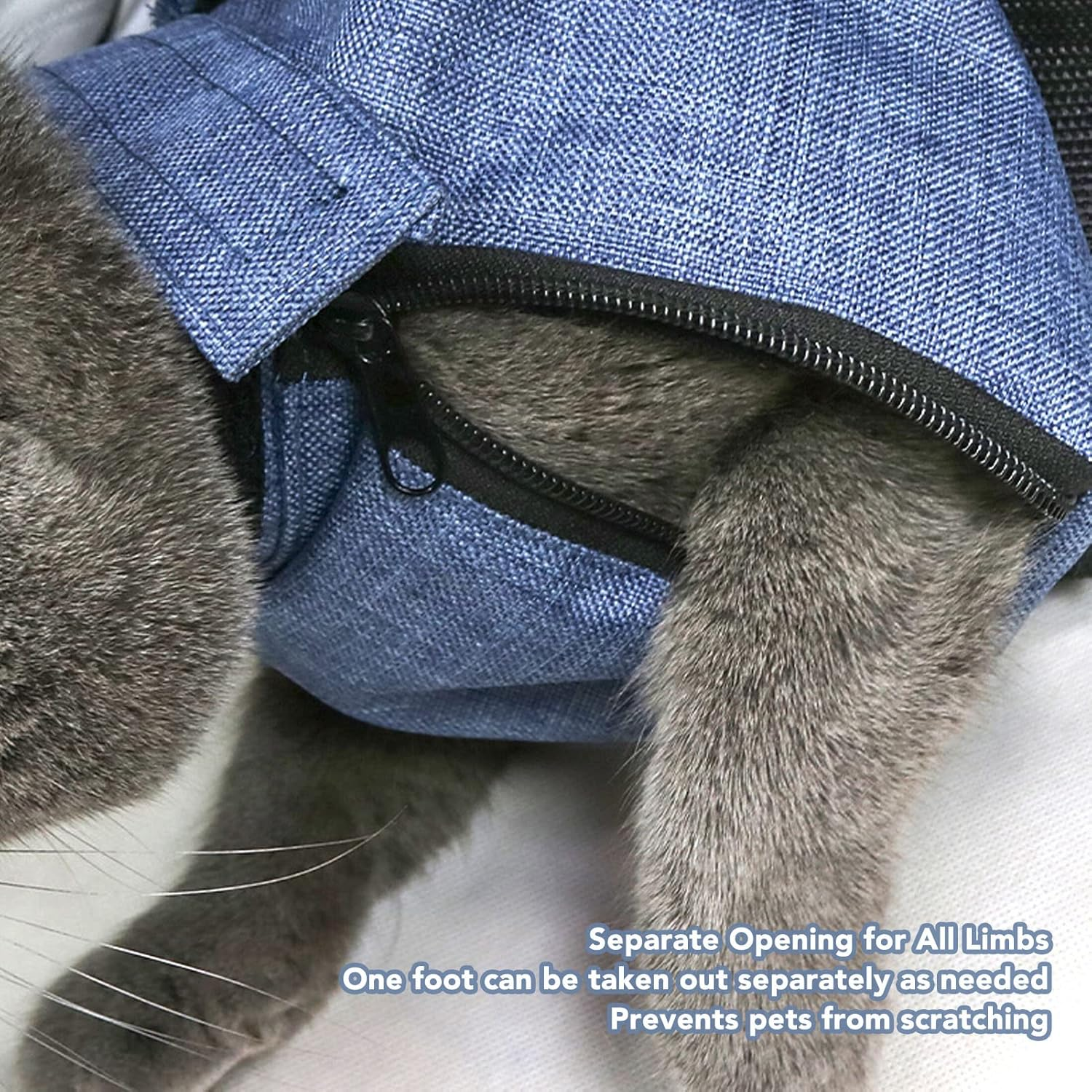 Cat Bathing Bag,Cat Grooming Carry Bag, Cat Grooming Carry Bag Adjustable Neck Circumference Breathable Foldable Portable Pet Bathing Bag for Nail Trimming image number 1