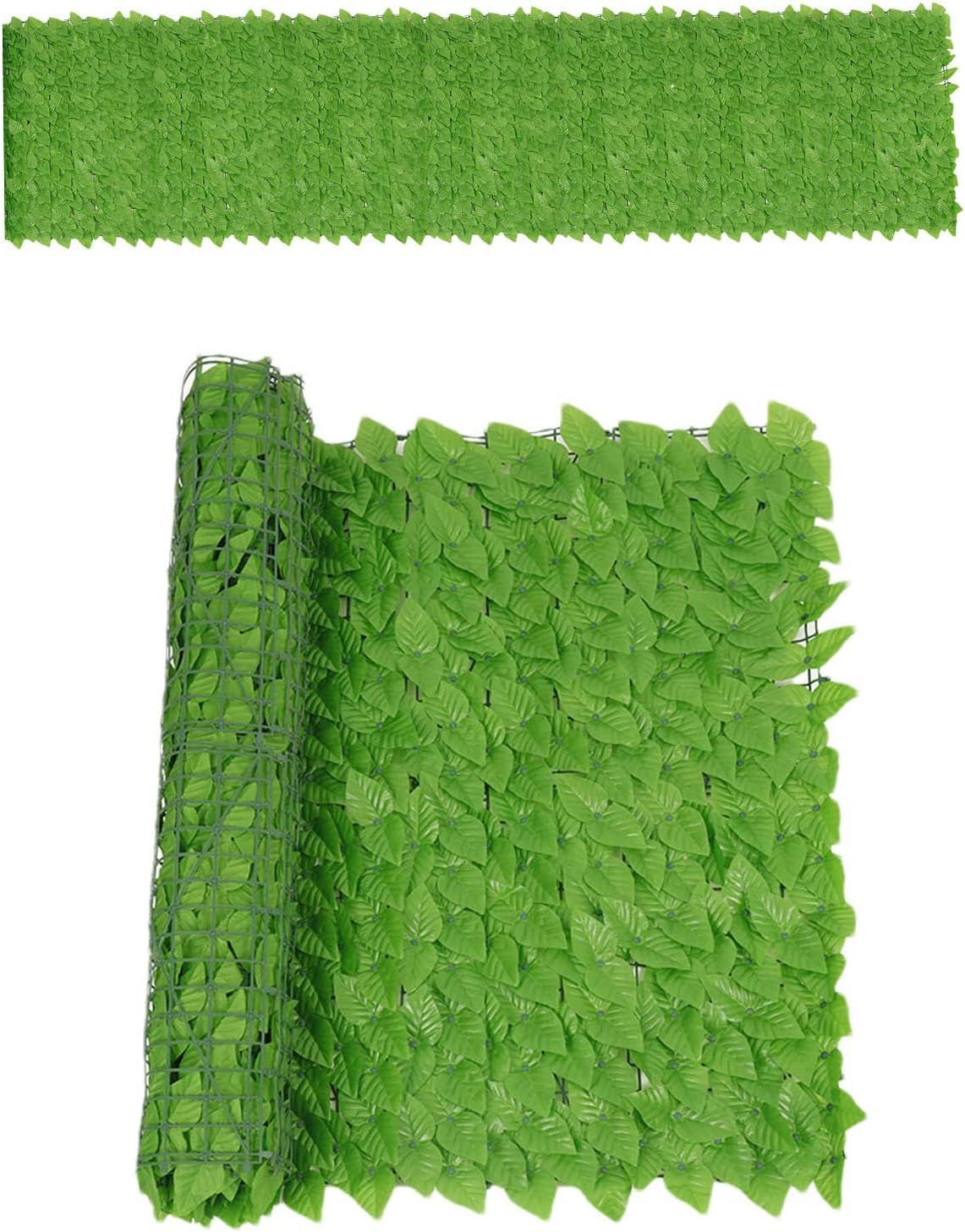 Leaves Garden Fence Screening | Artificial Hedge Roll Screening | Fence Grass Backdrop Wall, Outdoor Indoor Home Balcony Landscaping Wall Decoration, Trellis Leaves Panel, 0.5Mx2M/19.6X78.7In image number 5