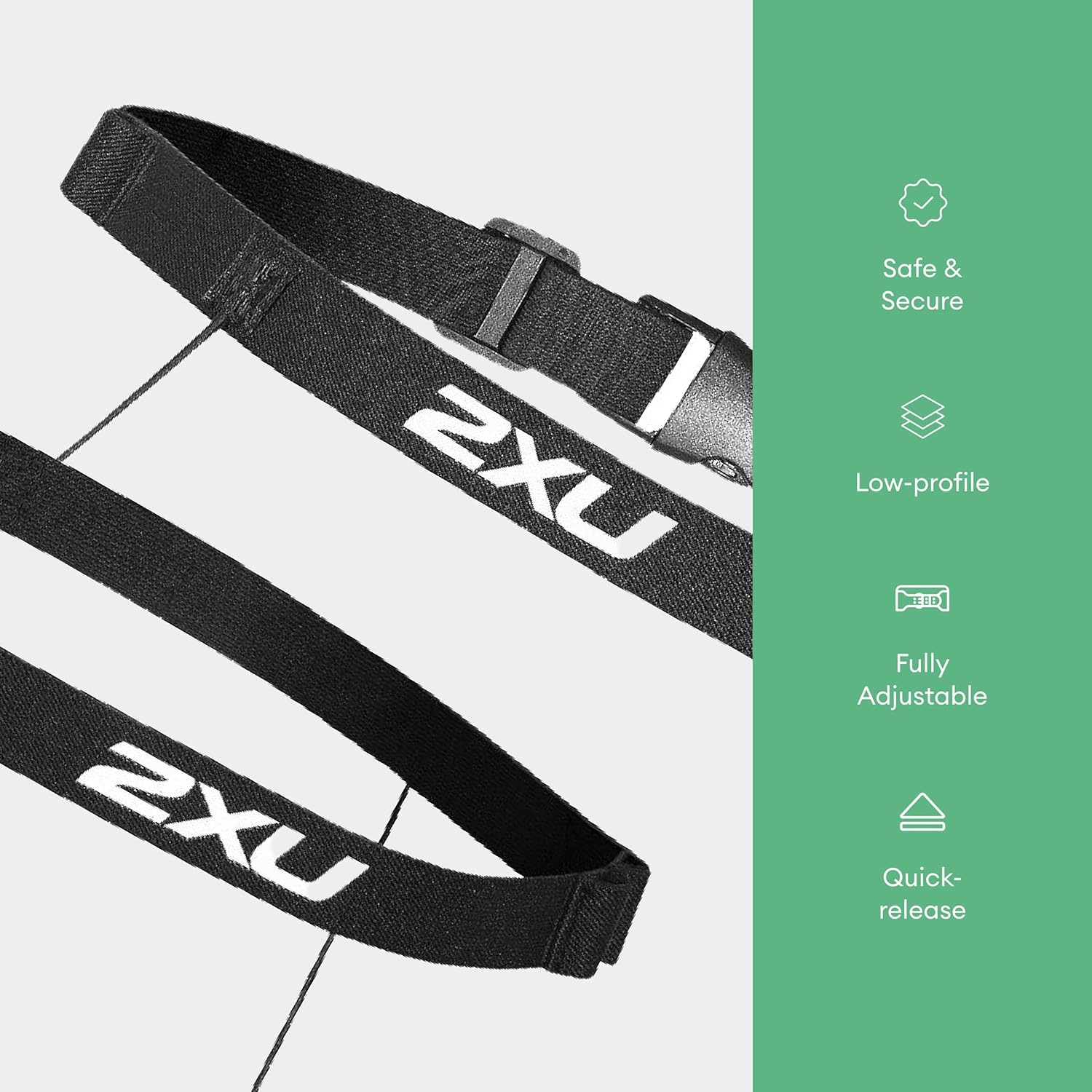 2XU Unisex Race Belt with Loops image number 3