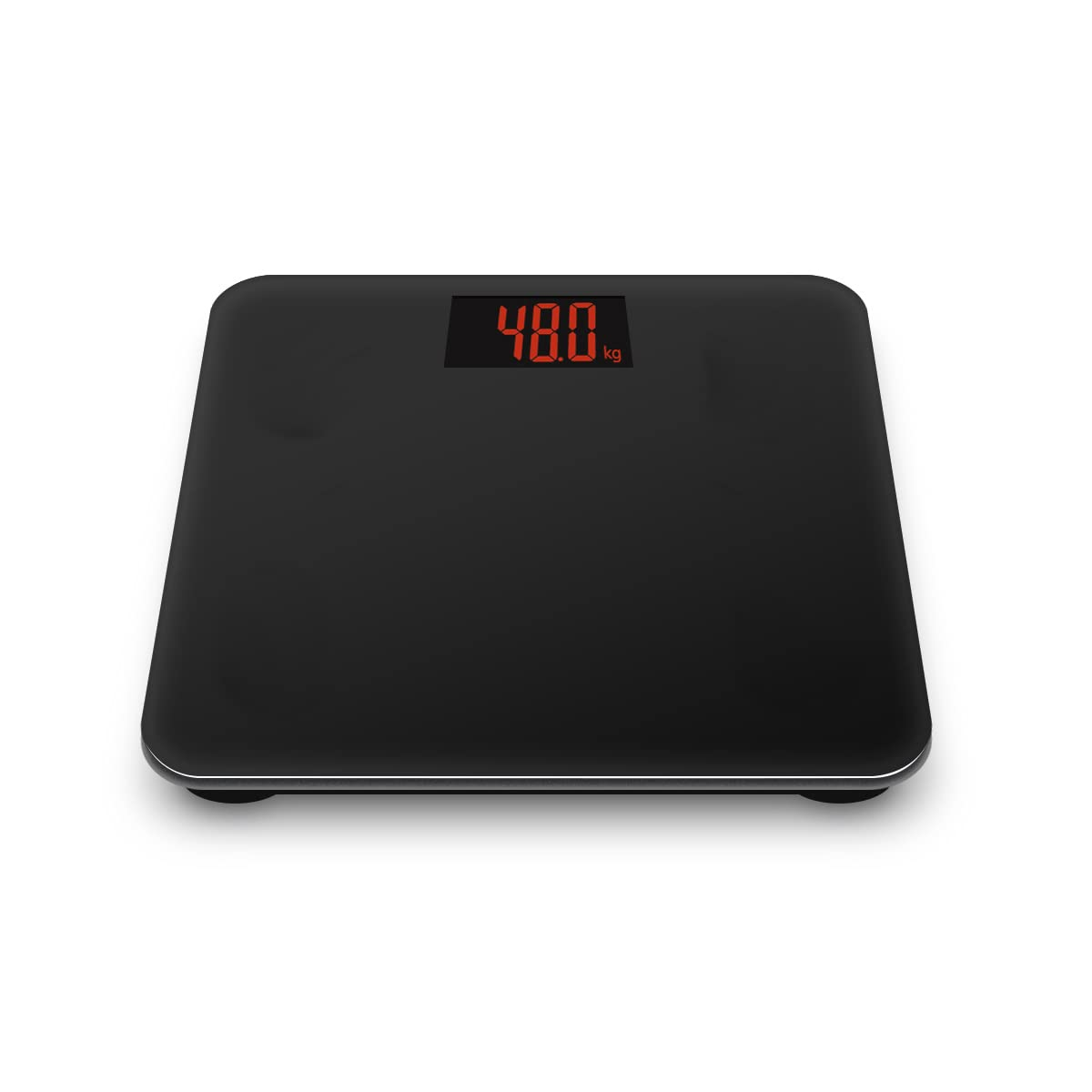 Digital Electronic Bathroom Scale 180Kg Capacity with Red LED Display Weight Management 26 * 26CM Glass Platform image number 4