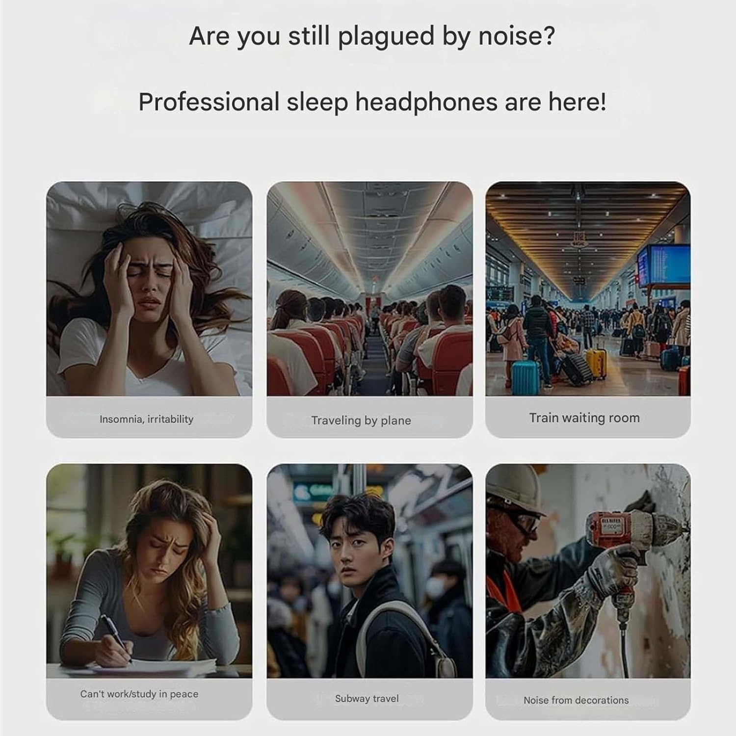 Noora Sleep Earbuds, Snoozepods Pro - Bluetooth Sleepbuds, Noorasleep Snoozepods Pro, Comfortable Snugly with a Smart Case, Micro Sleep Earbuds for Side Sleepers (White)