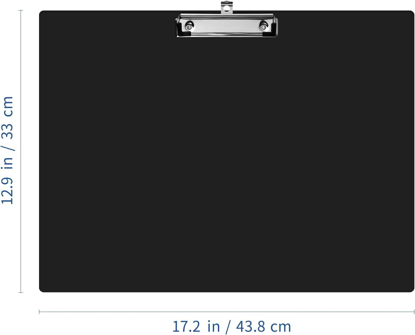 Gadpiparty Horizontal Clipboard Drawing Pad Clipboard Writing Pad Hanging File Folders Clip Board Metal A3 Water Proof A3 Clipboard image number 3