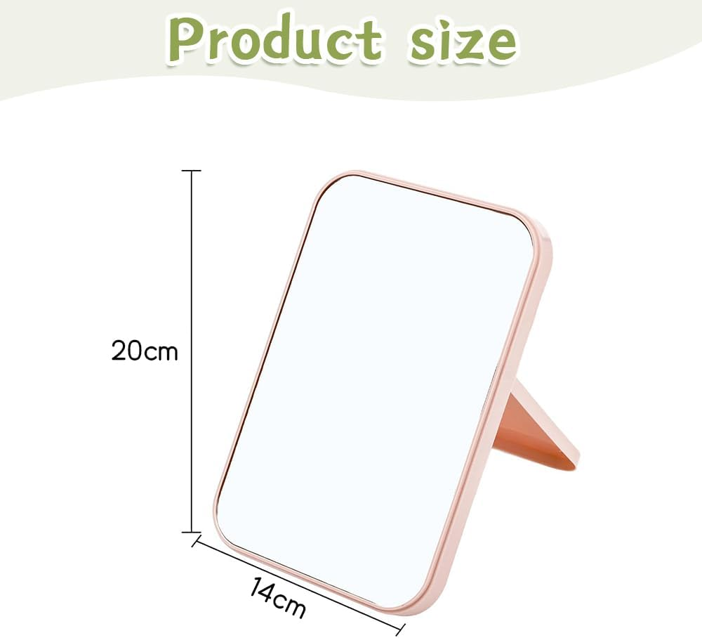 12 Pack Portable Dormitory Desktop Makeup Mirror, Convenient and Portable Travel Mirror, Ultra-Thin Durable Foldable, HD Mirror, Suitable for Spa Party, Girls and Women image number 5