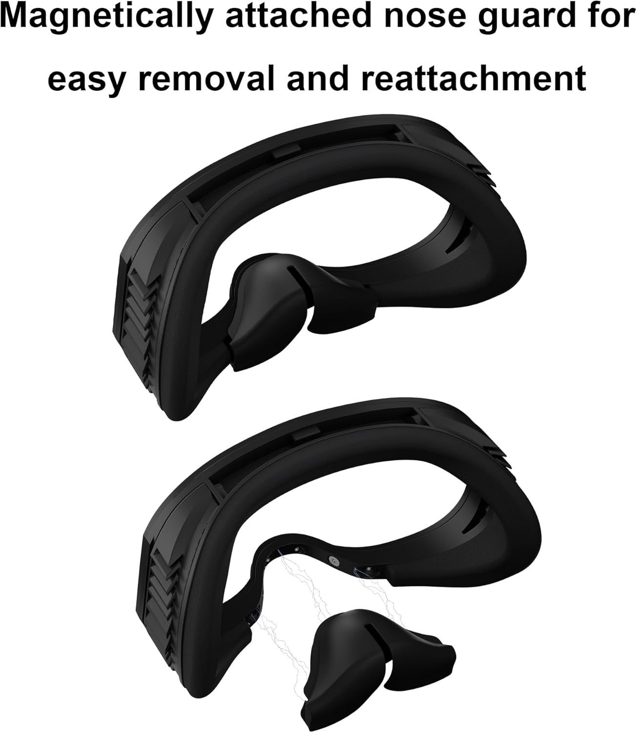 Globular Cluster F3 V3 Magnetic Facial Interface for Quest 3, Flexible and Adaptive Frame with Multi-Material Pads, Not Compatible with Quest 3S or Official Charging Dock image number 2