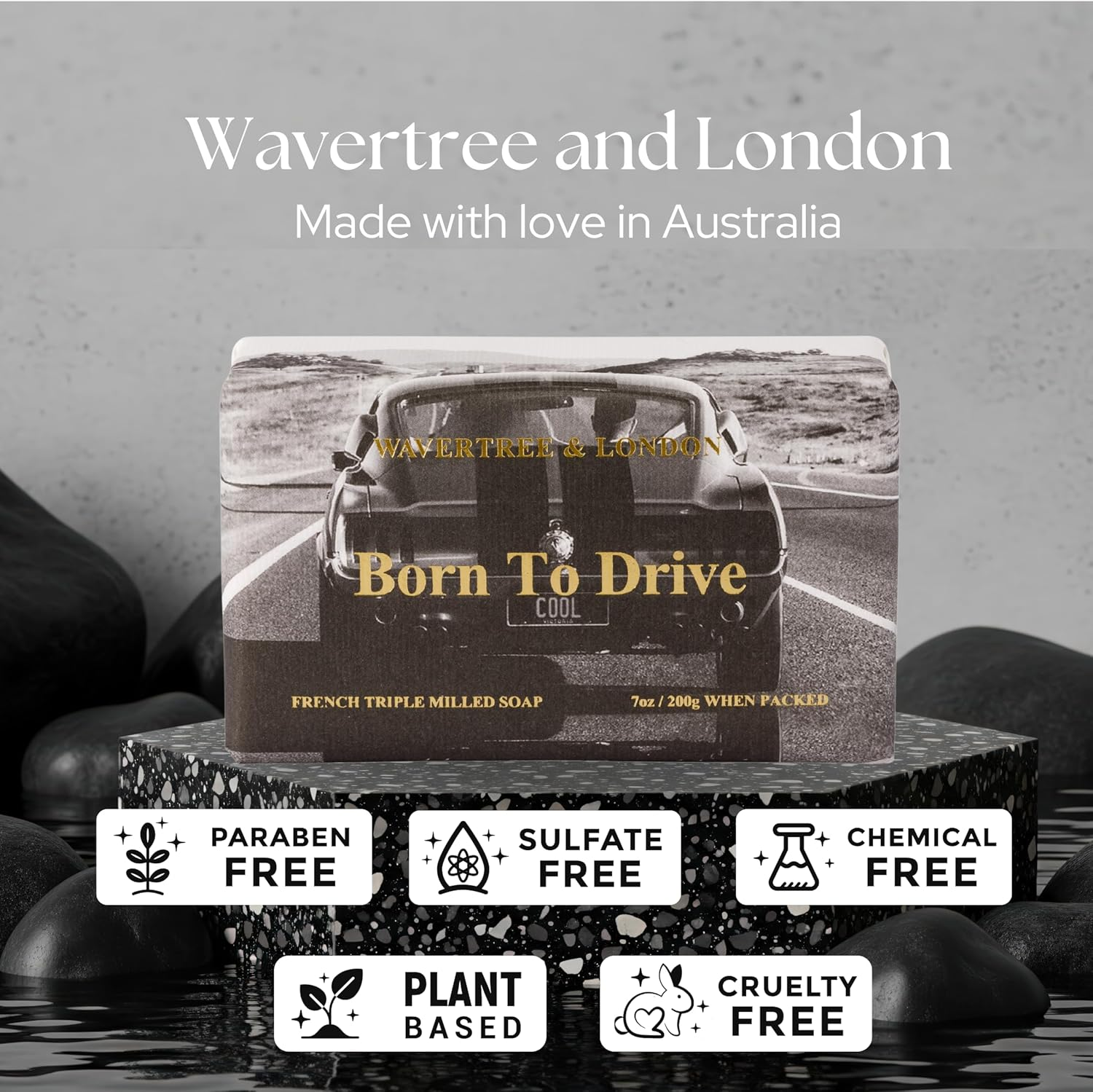 Wavertree and London Born to Drive Soap Bar 200 G image number 2