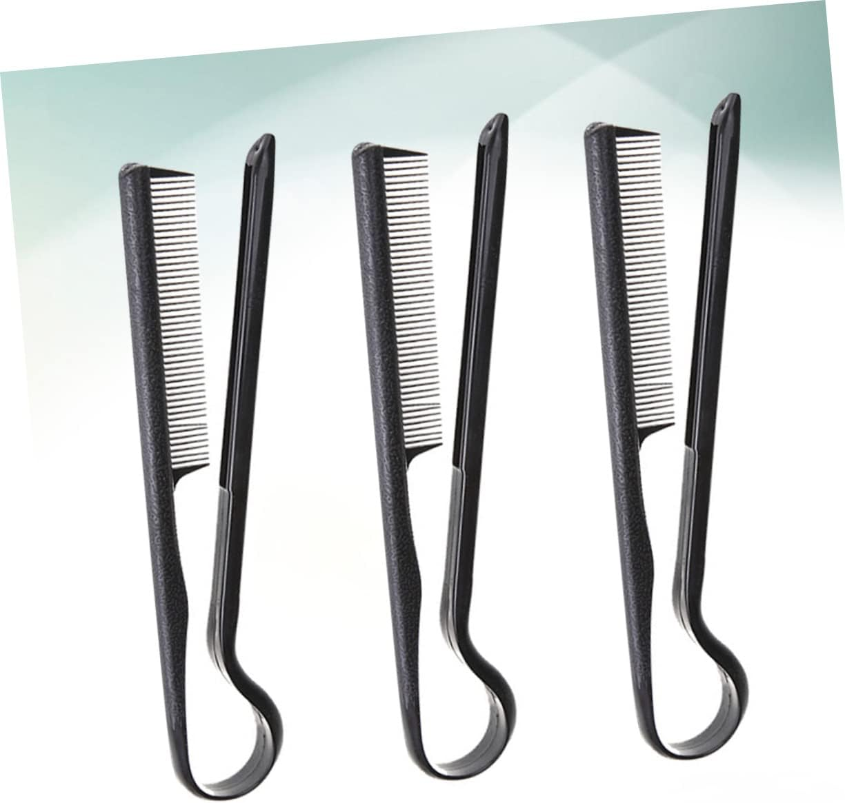 EPIGEIST 3Pcs Shaped Hairdressing Comb Plastic Hair Styling Clips for Women DIY Hair Straightening and Scalp Care Easy to Use Portable Hairdressing Tools image number 6