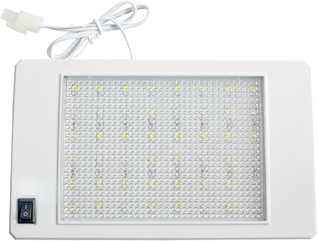 Dream Lighting 12V DC LED Rectangle Ceiling under Cabinet Kitchen down Light with Switch for Caravan Motorhome Camper RV Marine Cars Cool White image number 1