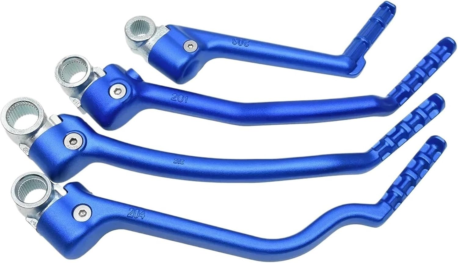 Motorcycle Forged Kick Start Lever Pedal Levers Compatible with YZ250F YZ450F YZ250FX YZ450FX WR250F WR450F YZ125 YZ250 Yz250X(Blue 2) - Blue 3 image number 3