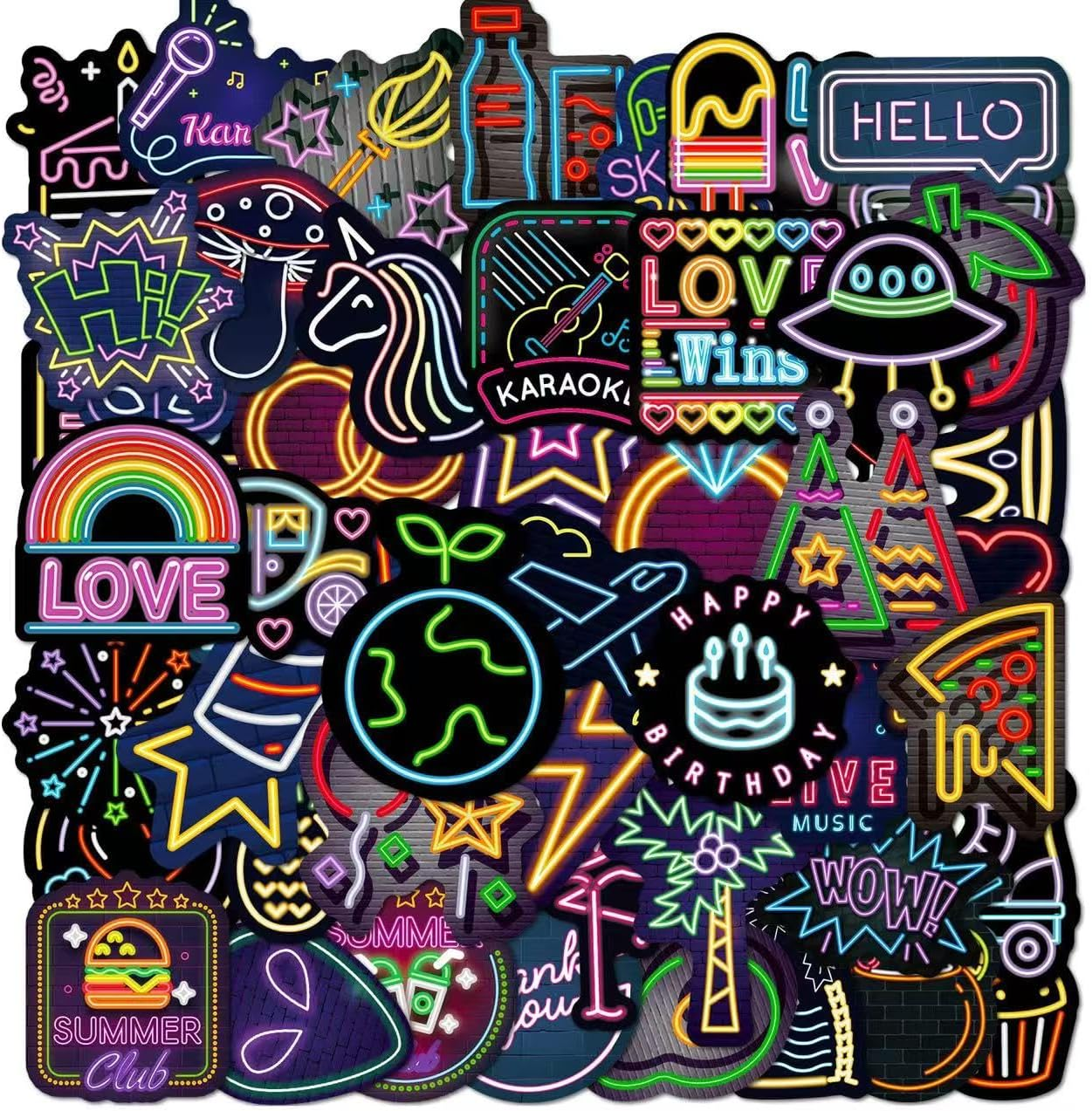 50 Sheets of Programmer Software Programming Language Stickers Computer Suitcase Trolley Box Water Cup Graffiti Stickers