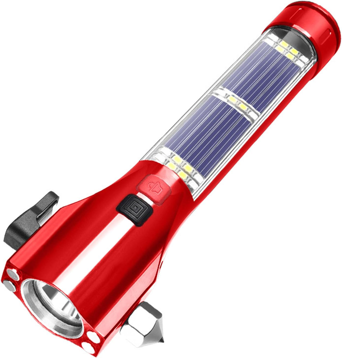 2-Pack Car Safety Hammer, Auto Emergency Escape Hammer with Window Breaker and Seat Belt Cutter, Striking Red Emergency Escape Tool for Car Accidents