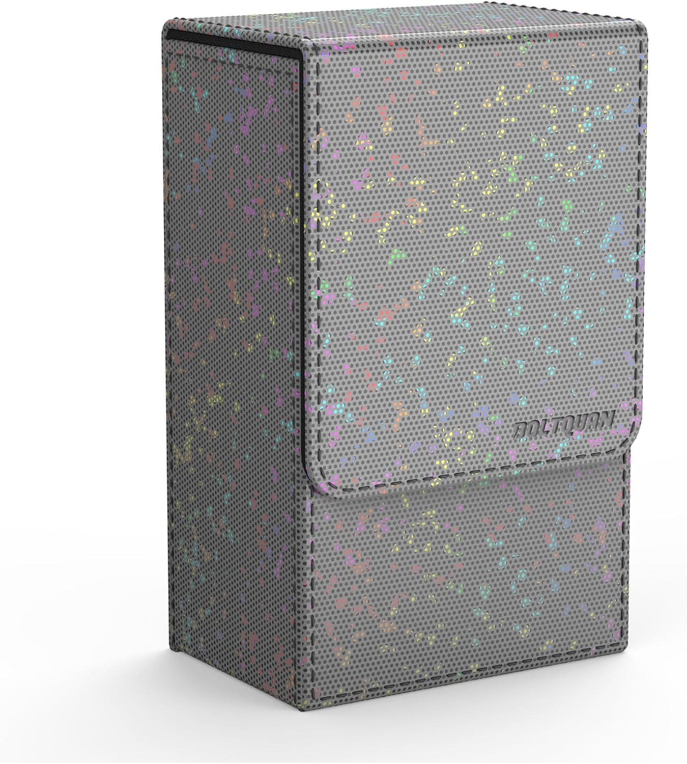 Boltquan Pearlized Pink Tarot Card Holder with White Interior &ndash; Fold-Top Case with Magnetic Lid Closure &ndash; Fits Standard Tarot Decks &ndash; Outer Dimensions 5.39 X 3.38 X 2 Inches (Pearlized Pink)