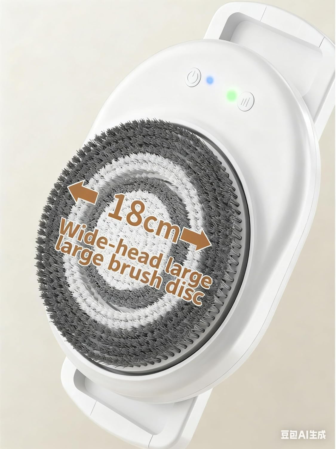 Electric Back Scrubber for Shower, Wall Mounted Exfoliating Brush, Hands-Free Automatic Body Scrubber, 360&deg; Automatic Rota-Tion, for Deep Cleansing Back Massage Exfoliating image number 6