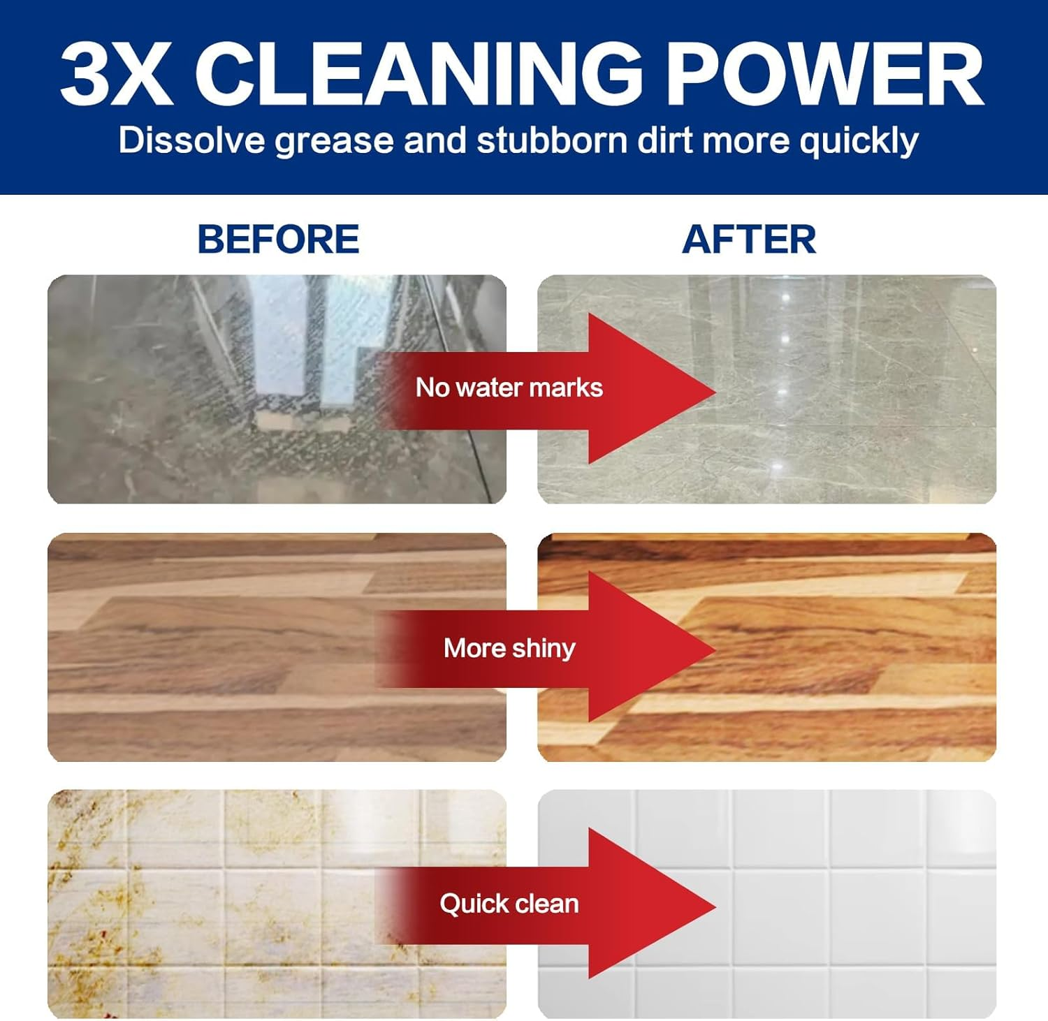 3 Bottle (1500 Ml) Floor Cleaning Solution Compatible with Tineco/Roborock Vacuum Mop, Cleaner Refill for All Mopping Robot Vacuums and Cordless Wet/Dry Mops (Original) image number 4