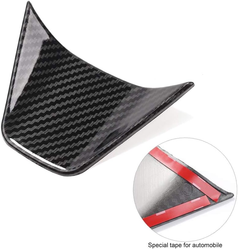 CKE for Toyota Camry 2023 2022 2021 2020 2019 2018 for Toyota Avalon 2019-2022 Accessories Sporty Auto Steering Wheel Cover Trims Car Interior Decoration Sticker -Carbon Fiber Style image number 3