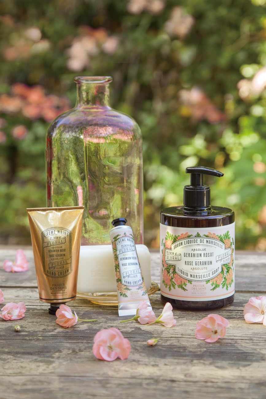 Panierdessens Hand Cream, 2.5 Fl Oz (75 Ml), Rose Geranium (France, Moisturizing, Boxed), Present, Gift, for Women, Men, Popular, Thank You, Return, Farewell, Birthday, Mother'S Day image number 1