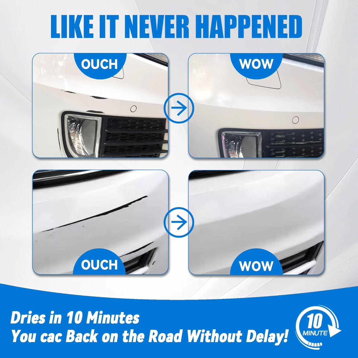 Touch up Paint for Cars, White Car Paint Touch Up, Car Paint Scratch Repair, Auto Paint Repair Pen, Professional Seamless Coverage, Color Accurate, Long Lasting Adhension, Fast Drying - Universal Grey image number 4