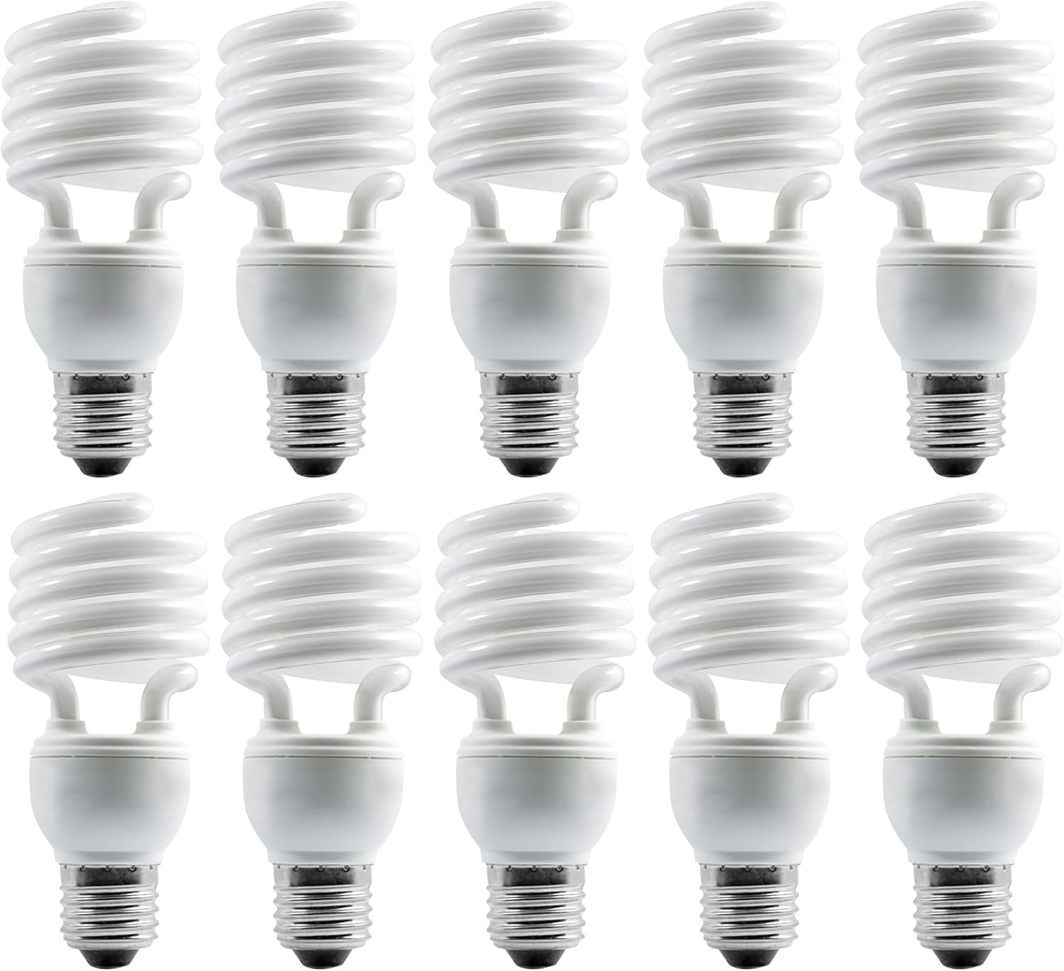 10 X 23W High Output CFL Globes Bulbs Warm White 2700K Screw Cap E27 Compact image number 4