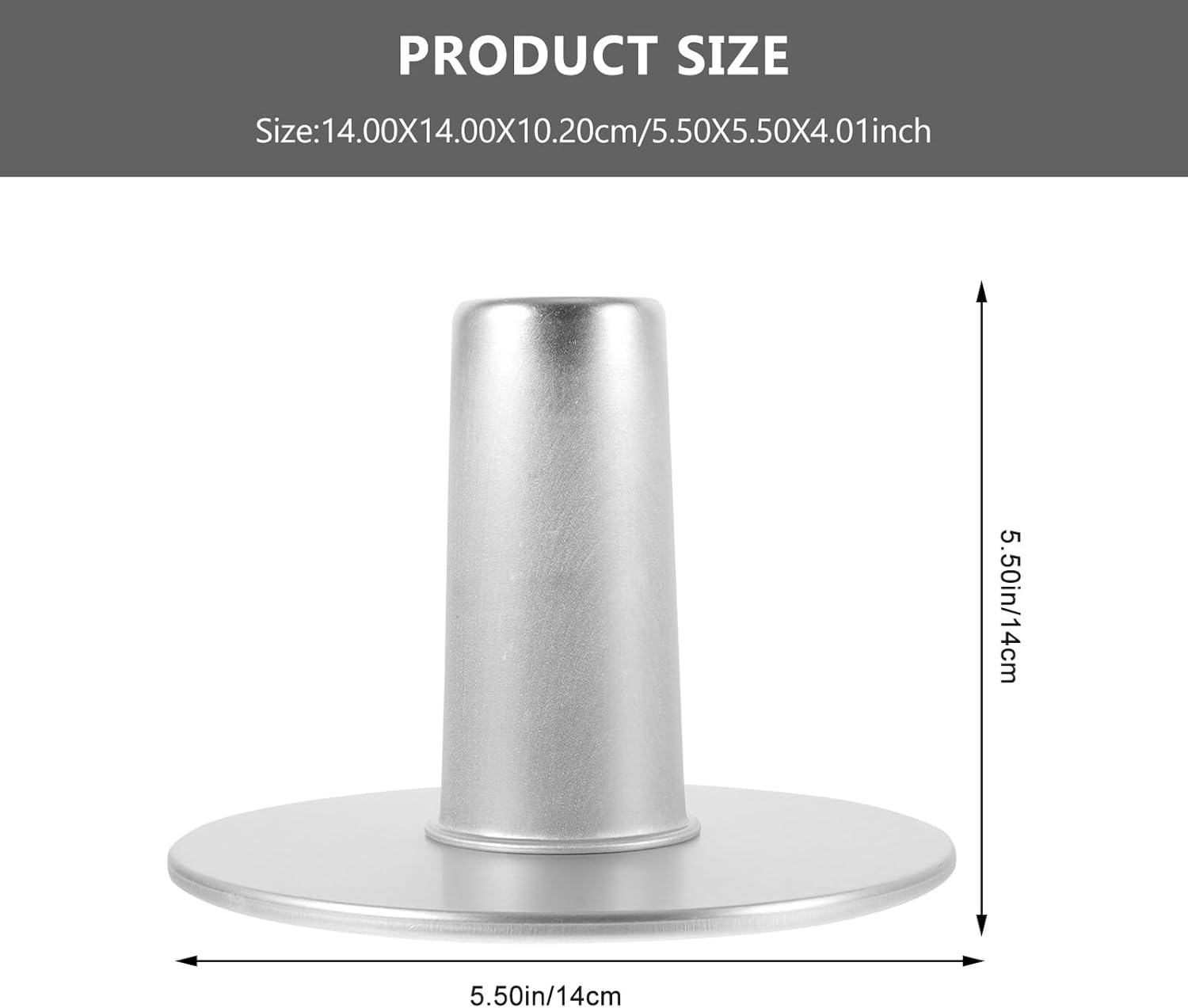 JECOMPRIS Hollow Chimney Chiffon Cake Mold Aluminium Alloy DIY Baking Pan for Home and Professional Use Easy to Clean Cake Pan Bakeware Gadget image number 6