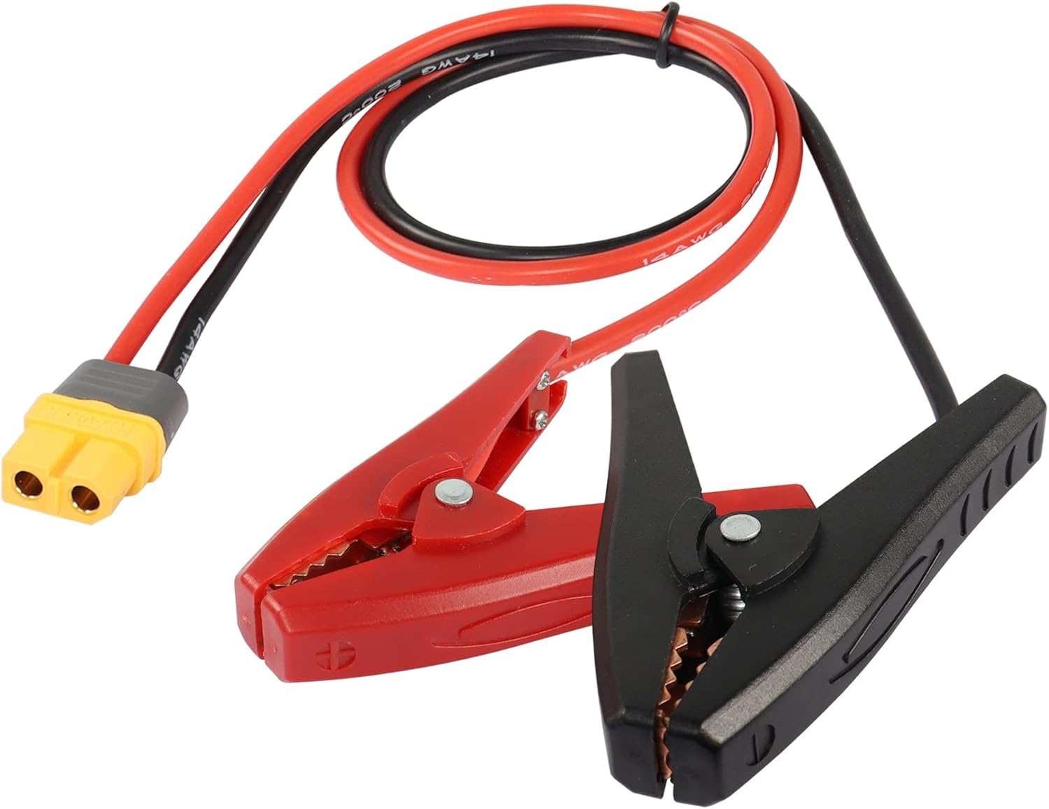 MEIRIYFA XT60 Female to Alligator Clips Cable, XT60 Connector Cable with Battery Clips Battery Clamp for Power Station - 53Cm image number 6