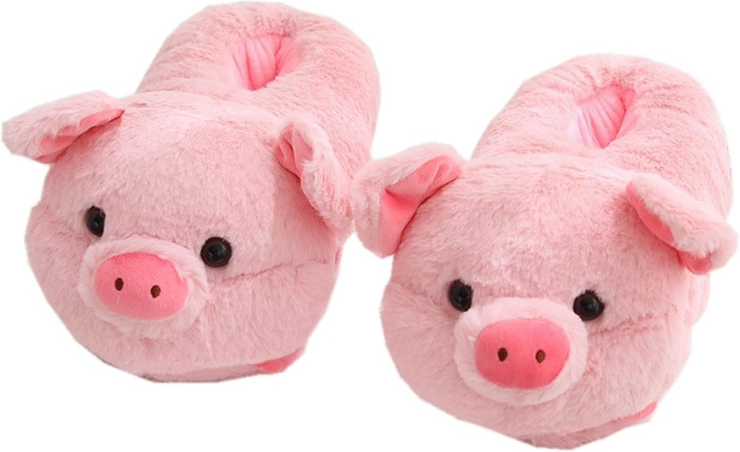 LANFIRE Animal Slippers Hamster Slippers Pig Slippers Duck and Sheep Shoes Winter Home Warm anti - Skid Cotton Slippers - Duck image number 6