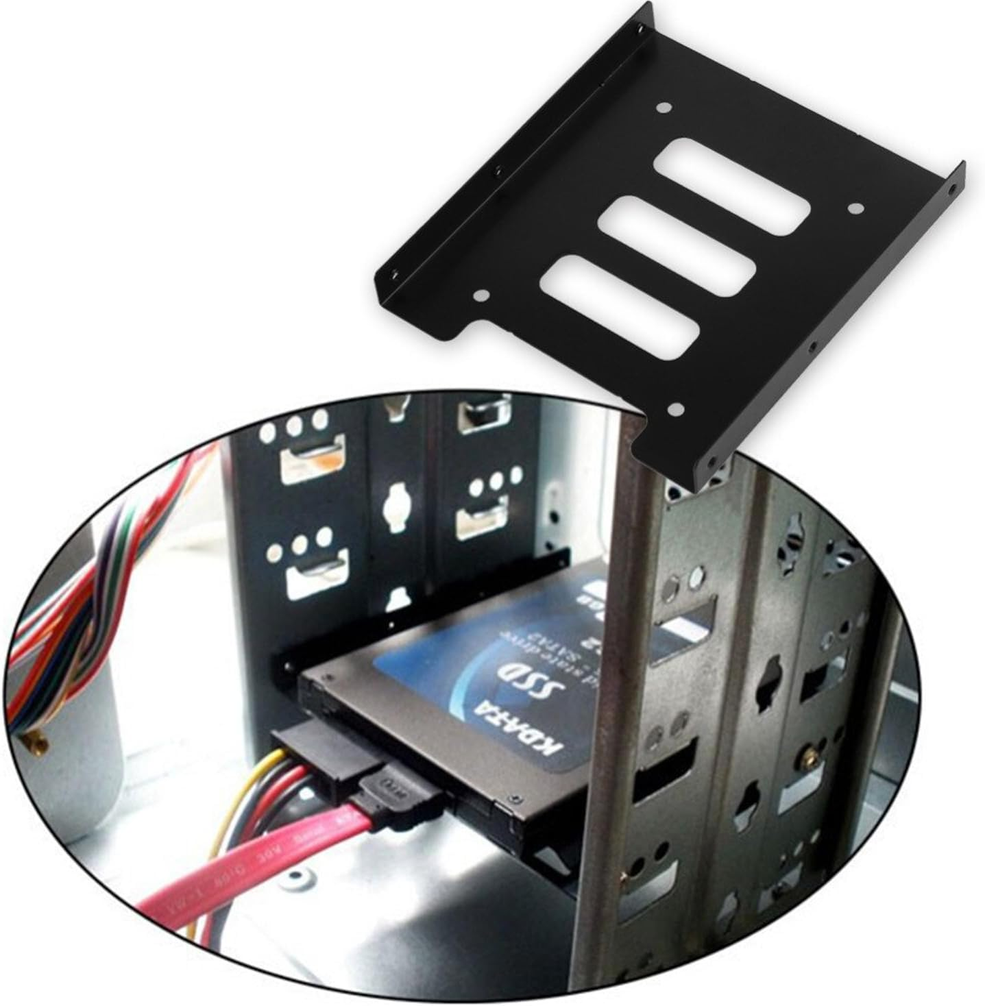 2.5 Inch to 3.5 Inch SSD HDD Adapter Rack Hard Drive SSD Mounting Bracket