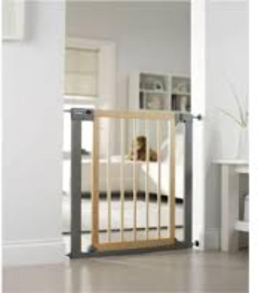 Sure Shut Deco Pressure Fit Safety Gate - 76-82 Cm (Wood and Metal) image number 4