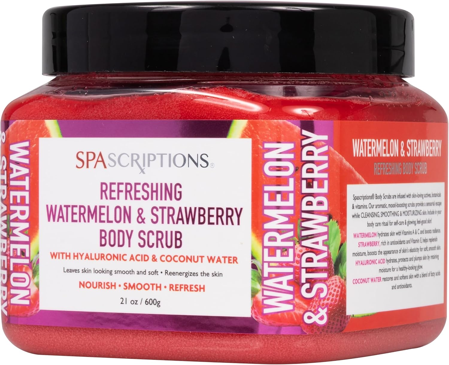 Spascriptions Refreshing Watermelon & Strawberry Body Scrub 600 G