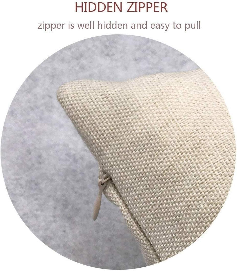 Jasfura Set of 4 Bohemia Teal Throw Pillow Covers 18X18 Inch Ocean Decorative Couch Pillow Cases Sea Cotton Linen Case Tuquoise Coastal Square Cushion Covers for Sofa, Bed and Car (Green Wave) image number 1