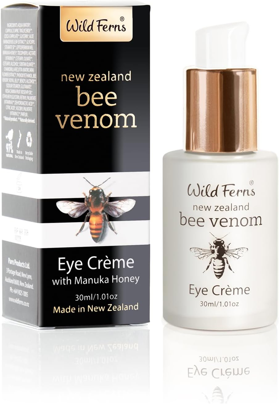 Wild Ferns Bee Venom Eye Cr&egrave;me with Manuka Honey - Anti-Aging, 30Ml image number 3