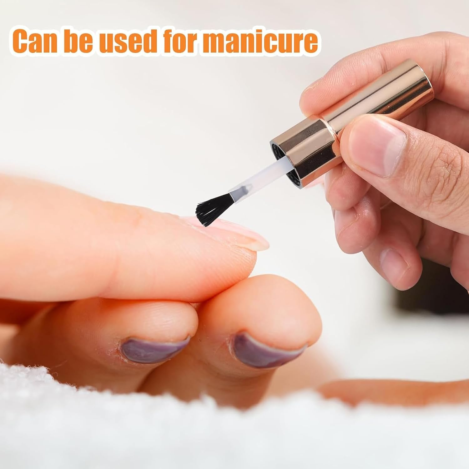 Tavvke 66 Piece Nail Polish Replacement Brushes, with Caps and Storage Box, Soft Bristle Dipping Powder & Gel Liquid Brush Heads for Salon image number 4