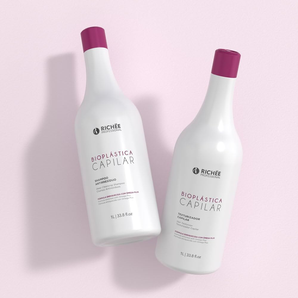 Rich&atilde;&fnof;&copy;E Professional Biopl&atilde;&fnof;&iexcl;Stica Capilar 2X 1000 Ml without Damages to the Hair Fiber | Hair Alignment, 33.8 Fl.Oz.